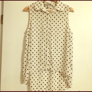 Spotted Tank Top - Long In the Back